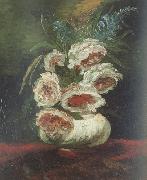 Vase wtih Peonies (nn04) Vincent Van Gogh